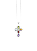 Elegante kruishanger met diamant 