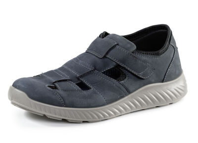 GINO GALANTE, comfortabele herenpantoffels, breedte H, met uitneembaar voetbed 