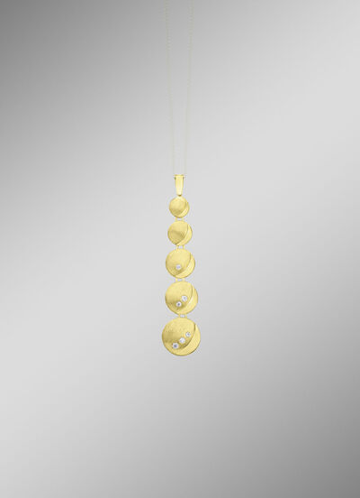 Moderne hanger met zirkonia 