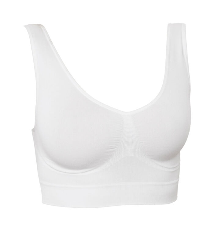 Feel-good bh, set van 3 ZWART-WIT NAAKT