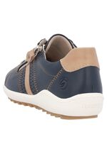 Remonte veterschoen van gedeeltelijk gebosseleerd nappaleer 