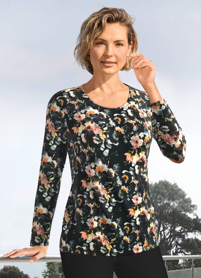 Shirt met all-over dessin 