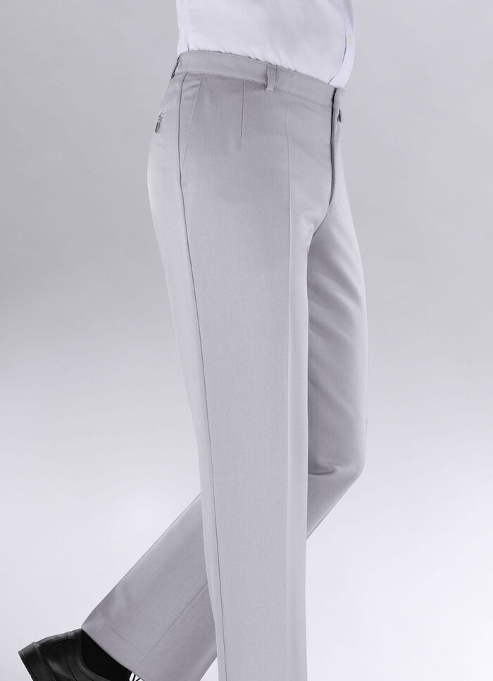 'Klaus Modelle'-broek met lage taille in 4 kleuren LICHTGRIJS GEMÊLEERD