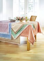 Tafelzeil van tafelzeil met gehaakte rand 