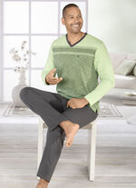 Hajo klimaatcomfortpyjama met V-hals 