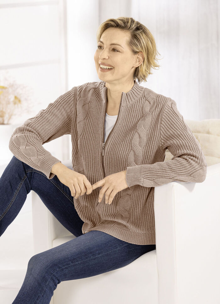 Vest gemaakt van duurzaam gerecycled katoen TAUPE
