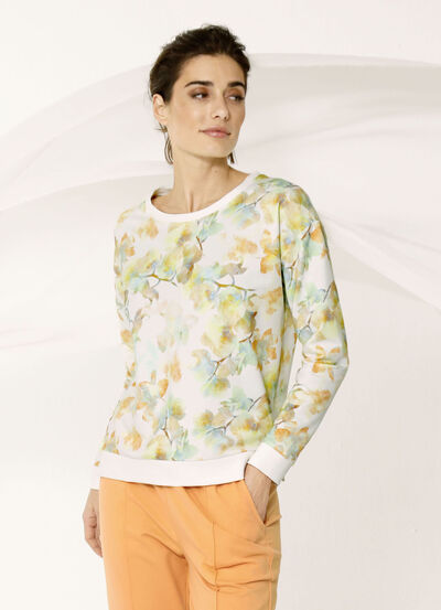 Sweatshirt met ronde hals 