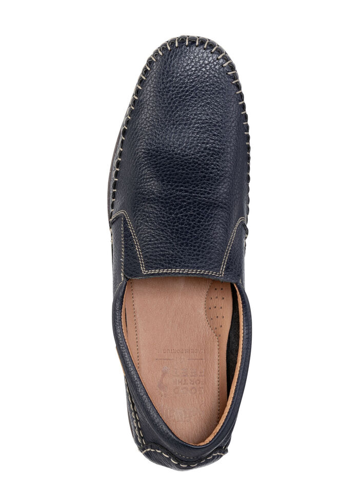 GINO GALANTE, lichte herenpantoffels, met elastische band MARINE