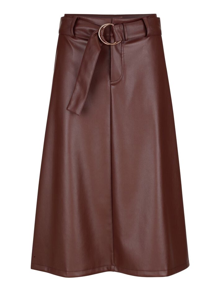 Rok gemaakt van zacht imitatienappaleer 