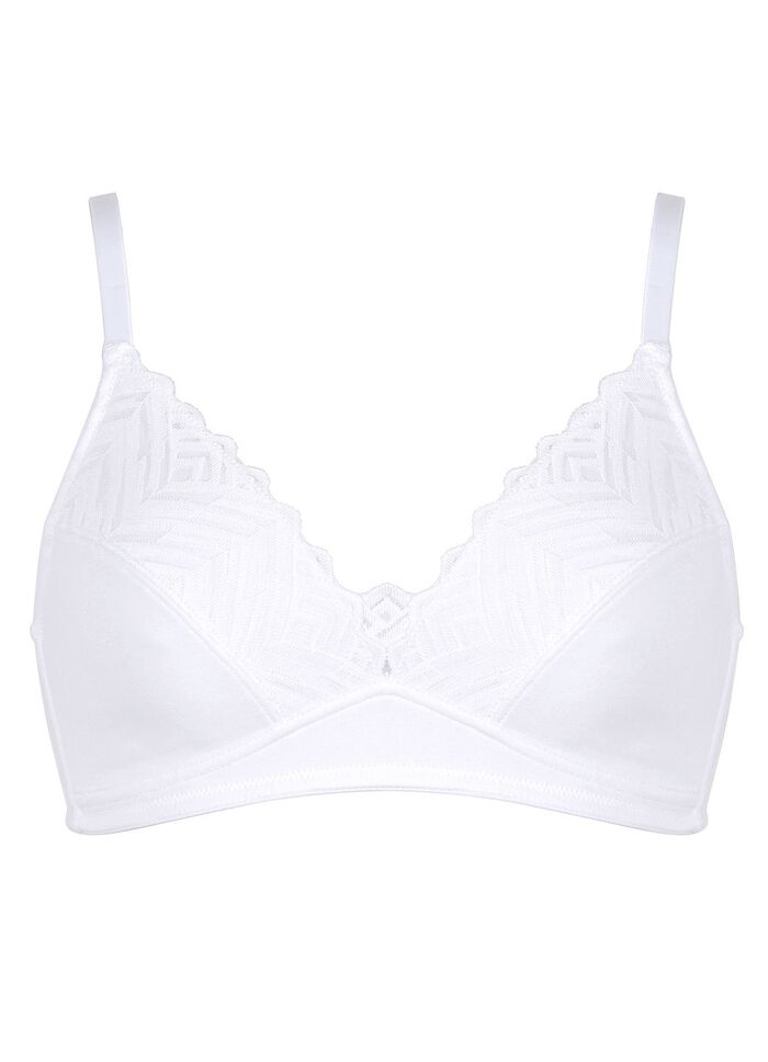 Naturana bh met elastische kant 