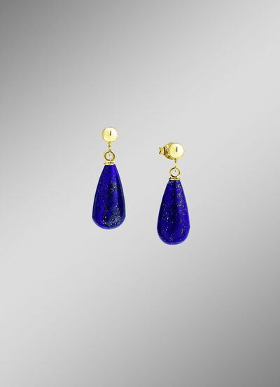 Chique oorbellen met lapis lazuli 