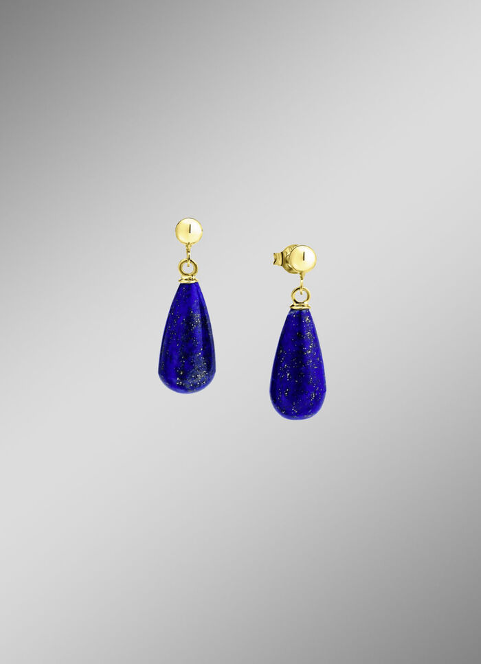 Chique oorbellen met lapis lazuli 