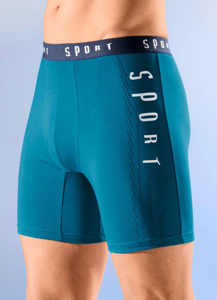 Set van vier broeken met elastische tailleband 