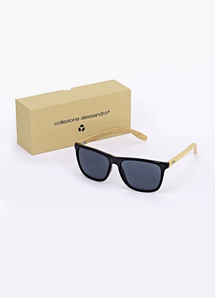 Modieuze zonnebril van collezione alessandro ZWART
