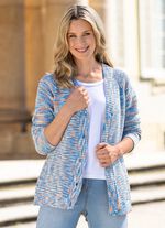 Cardigan met een geweldig melange-effect 