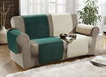 Fauteuil-, bank- en armleuningbeschermers met antisliplaag NATUREL