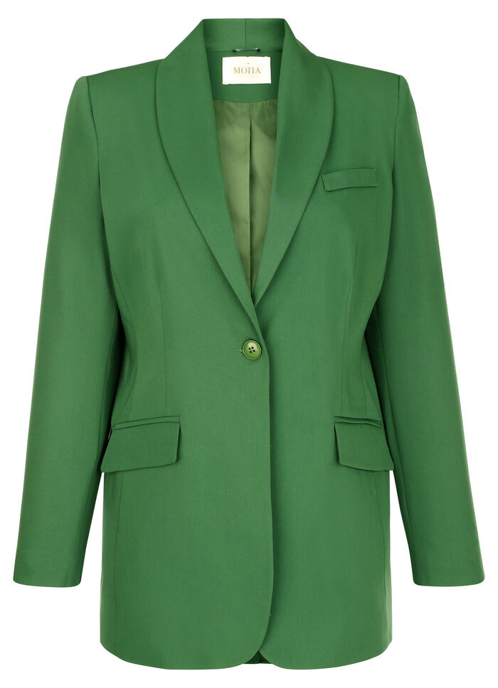 Blazer met sjaalkraag 