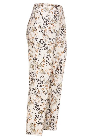 Broek met aangeknipte tailleband  