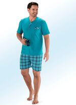 Two-pack shorty's met knoopsluiting en borstzak 