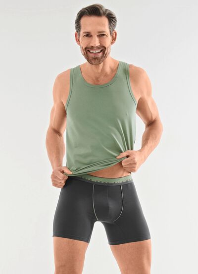 Driepack fijne jersey onderhemden 