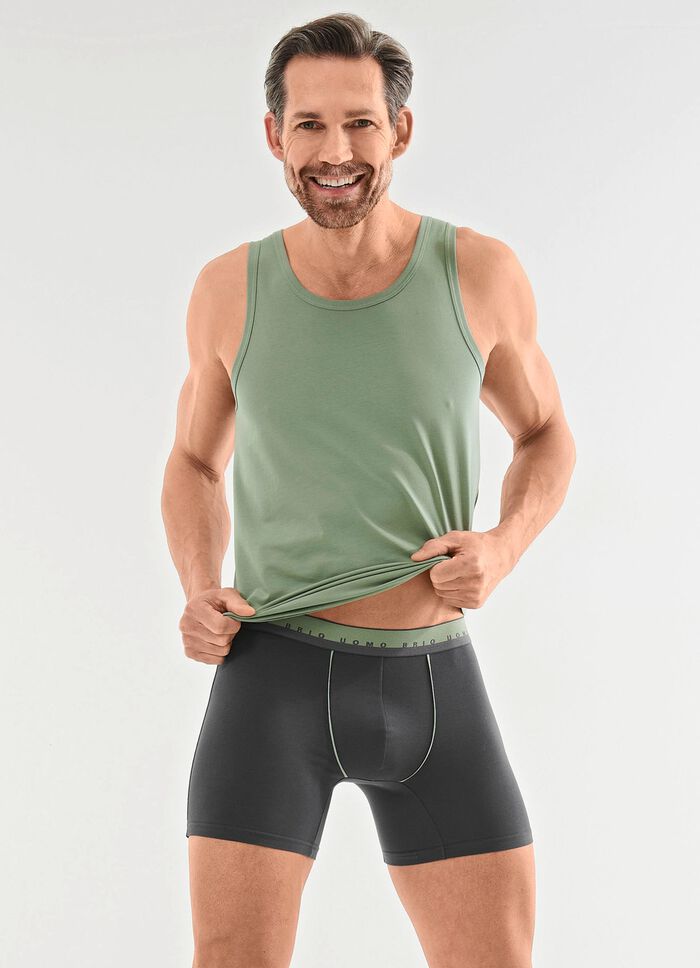 Driepack fijne jersey onderhemden 