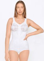 Susa broekkorset met ritssluiting voor WIT