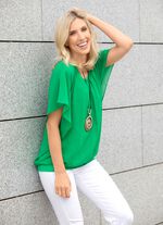 Poncho-tuniek met ge&iuml;ntegreerde top 