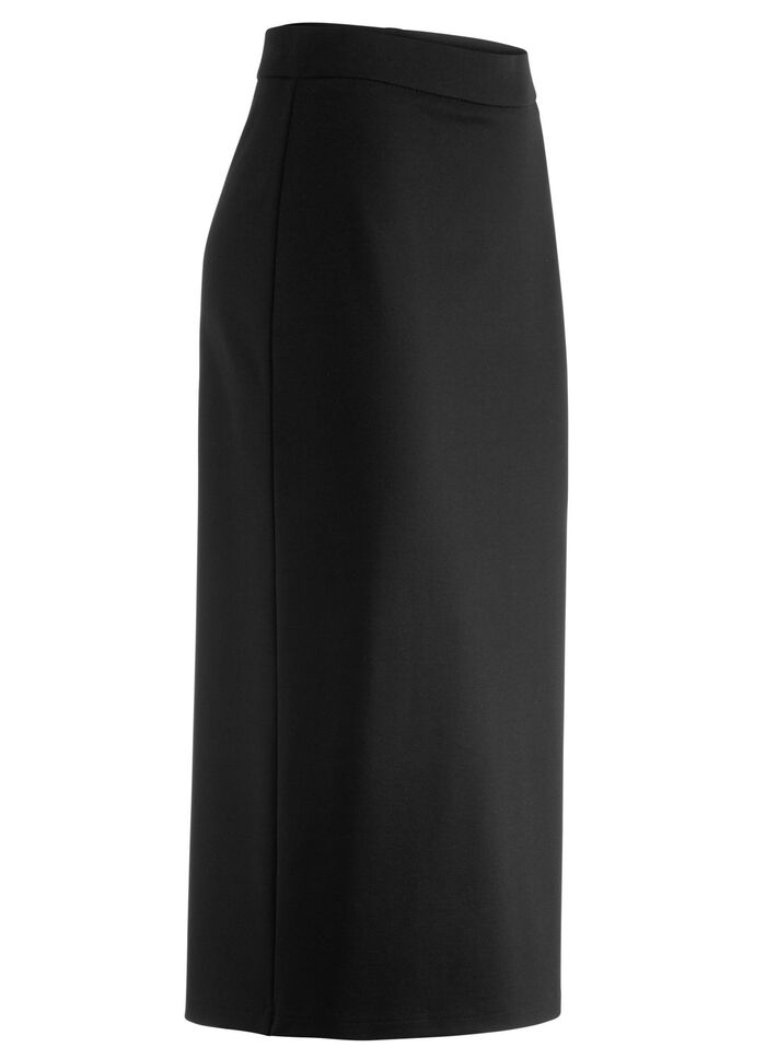 Rok in een slanke snit ZWART