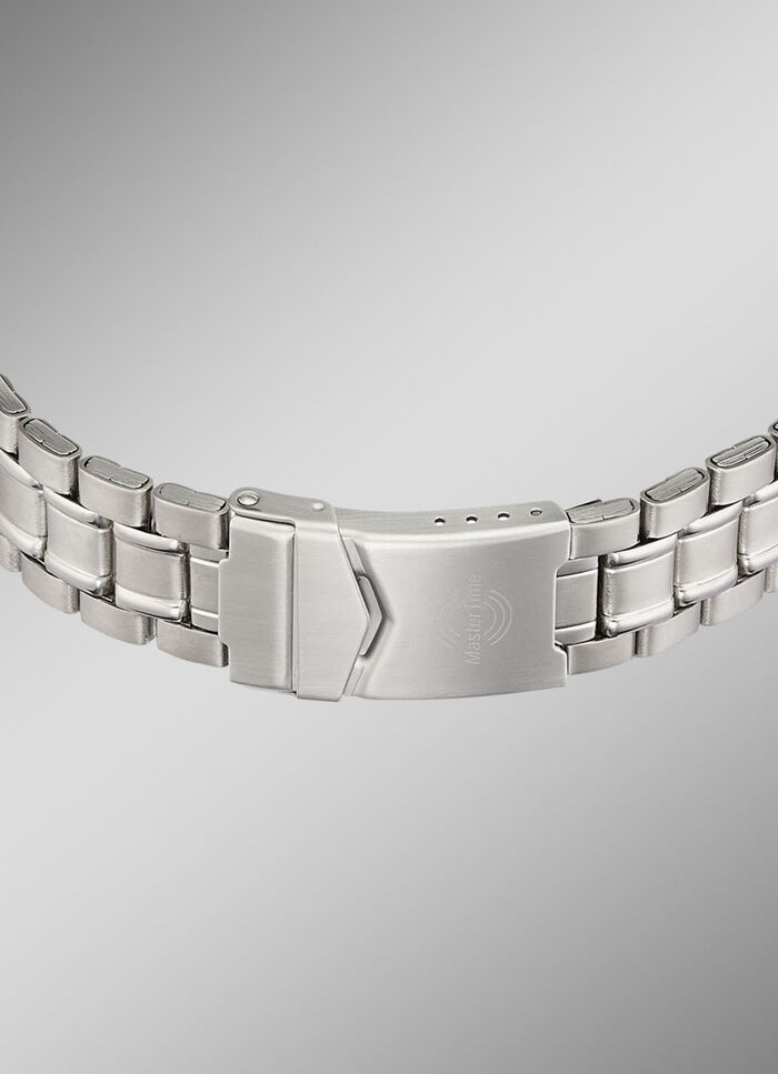 Master Time radiogestuurd dameshorloge gemaakt van titanium 
