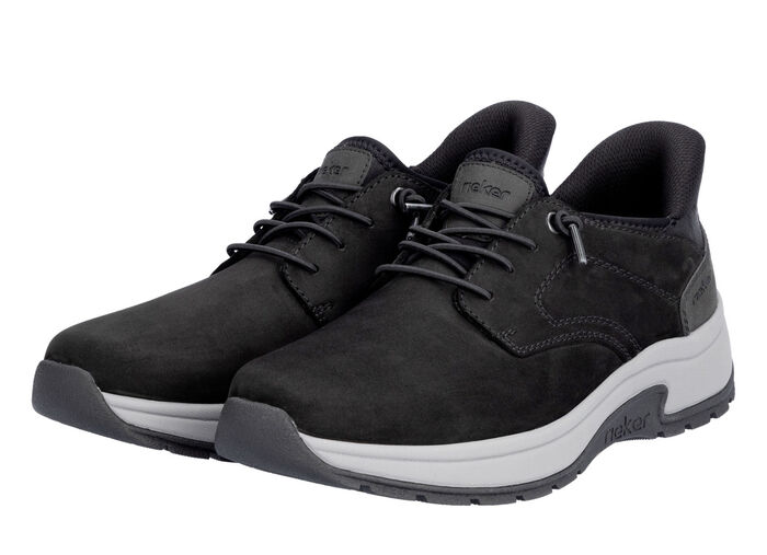 Rieker sneakers met verstevigde achterkap voor eenvoudig aantrekken SCHWARZ