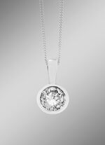 Solitaire-kettinghanger met briljant 