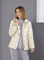 Functioneel jack met afneembare capuchon LICHTBEIGE