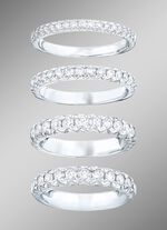 Memoire-briljantring in verschillende karaatgewichten 