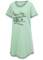 Set van twee nachthemden, korte mouwen met ronde hals 