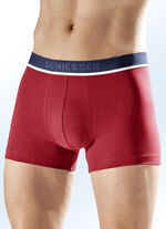 Schiesser driepack broeken met elastische tailleband 1X MARINE, 1X GRIJS GEVLEKT
