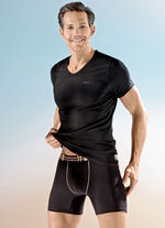 Vierpak broeken met elastische tailleband 
