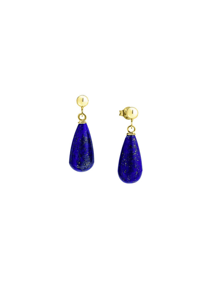 Chique oorbellen met lapis lazuli 