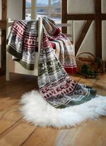 Gezellige deken met wintermotieven 