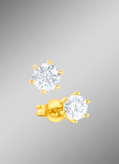 Oorbellen met briljanten 