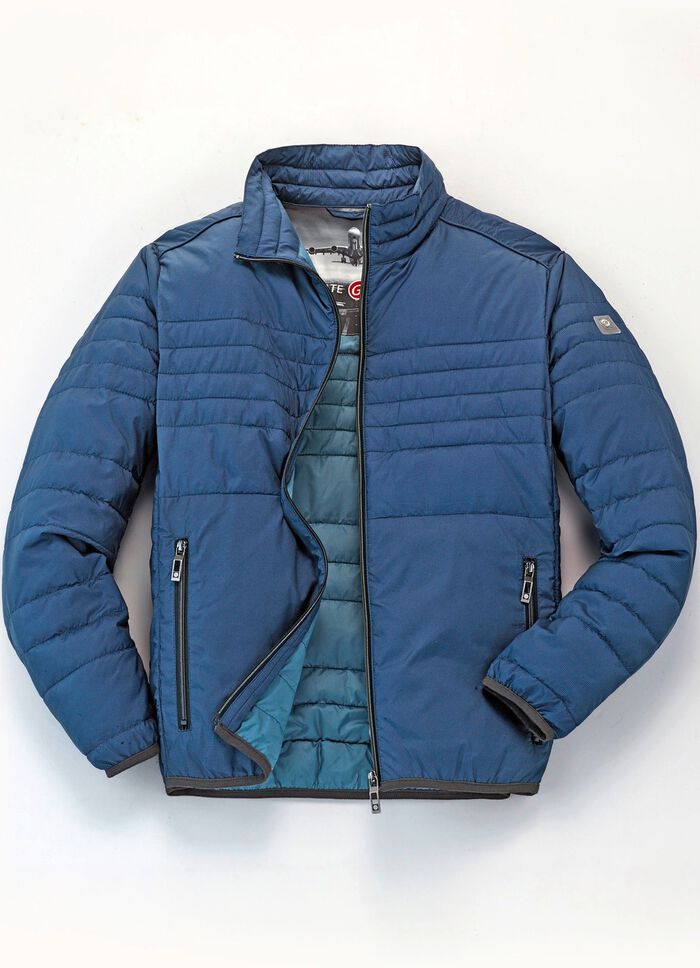 Gewatteerde blouse van "Gate One" MITTELBLAU