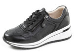 ELENA EDEN, comfortabele damessneakers, breedte H, met uitneembaar voetbed SCHWARZ