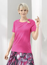 shirt met decoratieve ring 