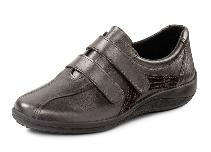 ELENA EDEN pantoffels met glanzende reliëfversieringen ALTBRONZE