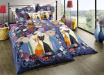 Beddengoedset met Rosina Wachtmeister-motief 