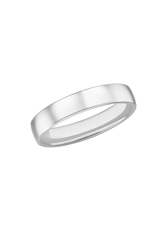 Elegante trouwring van platina 