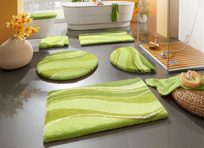 Badkameraccessoires van Grund met antislip-laag van latex aan de achterkant 