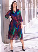 Jurk met strikceintuur 