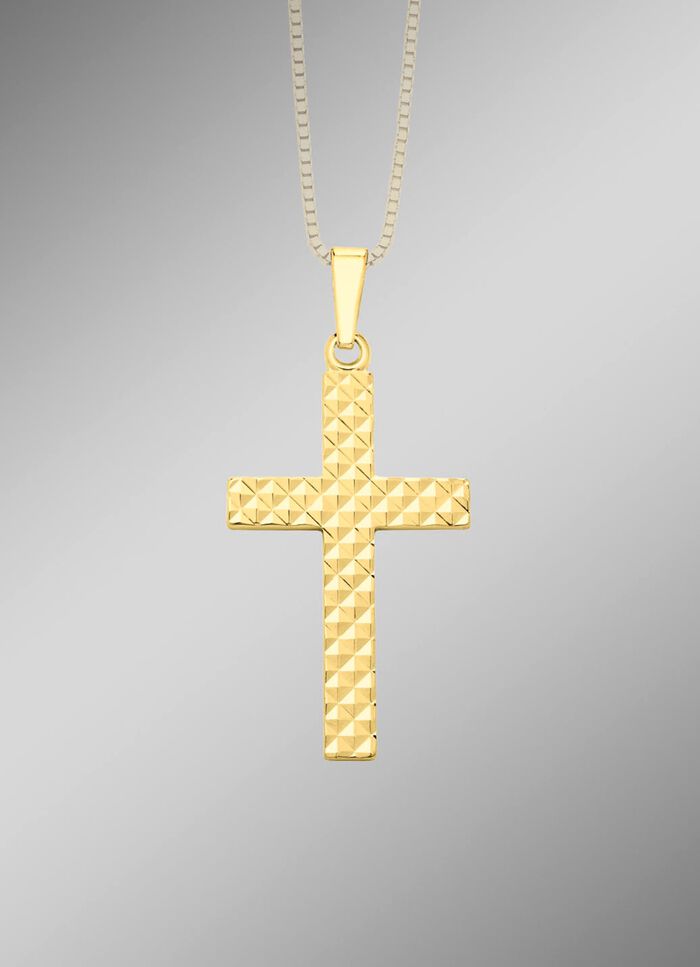 Kruishanger met ruitpatroon 