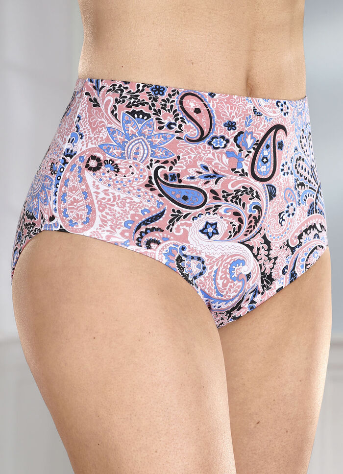 Set van vijf slips met paisley-motief 
