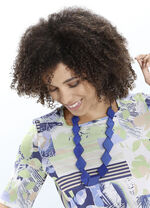Fantastische ketting met houten sieradenelementen 
